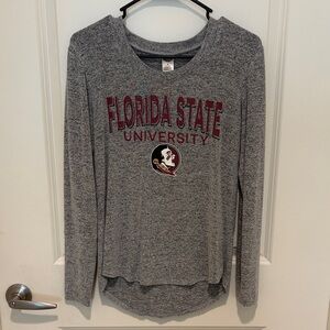 Florida State University Women's Gray Long Sleeve Top